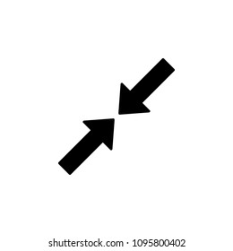 acing arrows icon. Element of web icon for mobile concept and web apps. Isolated acing arrows icon can be used for web and mobile on white background