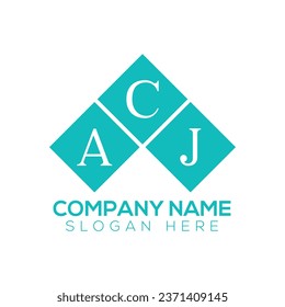 ACJ creative initials letter logo concept or design on a WHITE background
