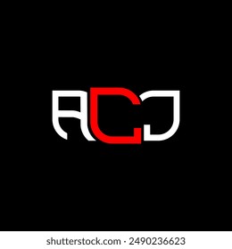 ACJ Logo Design, ACJ einfaches und modernes Logo. ACJ Luxuriöses Alphabet Design  