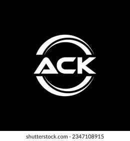 ACK Logo Design, Inspiration for a Unique Identity. Modern Elegance and Creative Design. Watermark Your Success with the Striking this Logo.