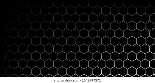 ackground black steel in hexagon. vector eps 10