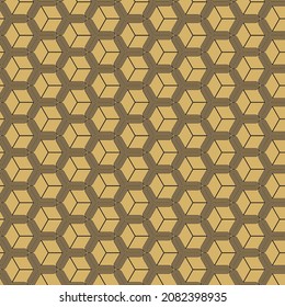 ackground pattern seamless geometric line abstract gold luxury color vector. Christmas background seamless pattern with cube shapes.