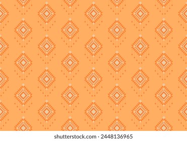 ackgroundIkat Flower Pattern Ethnic Geometric native tribal boho motif aztec textile fabric carpet mandalas African

