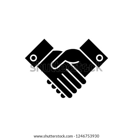 Acknowledge black icon, vector sign on isolated background. Acknowledge concept symbol, illustration 