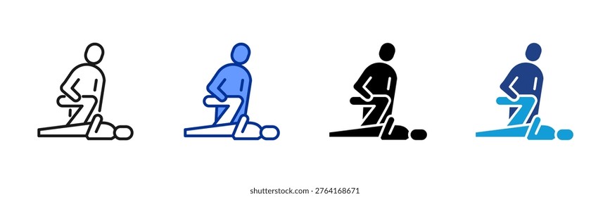 Acl Rehab web icon collection with multiple styles