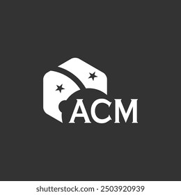 ACM letter logo design on white background. Creative  modern ACM letter logo design. Vector design.
Letters ACM, ACM logo  vector template.