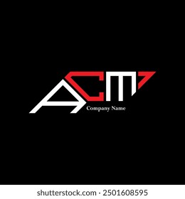 ACM logo design, ACM simple and modern logo. ACM luxurious alphabet design  