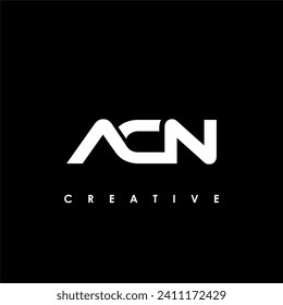 ACN Letter Initial Logo Design Template Vector Illustration