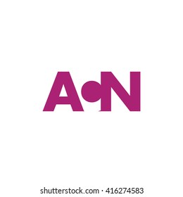 ACN Logo. Vector Graphic Branding Letter Element. White Background