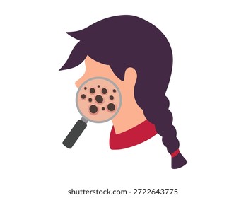 Acne Cabeça Negra na Pele da Face
