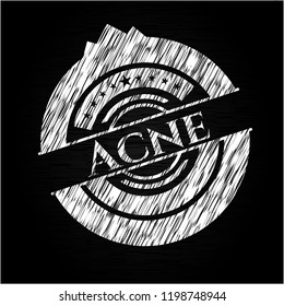Acne chalkboard emblem