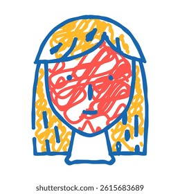 acne face skin problem doodle icon sketch vector. acne face skin problem sign. isolated symbol illustration