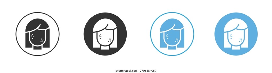Akne-Symbol Logo-Vorlage Design-Set