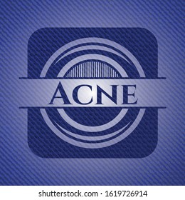 Acne jean background. Vector Illustration. Detailed.