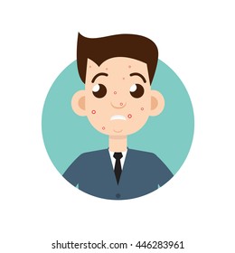 Acne Boy Stock Illustrations, Images & Vectors 