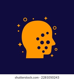 acne, problem skin or rash icon