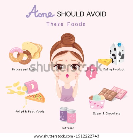 Acne should avoid these foods