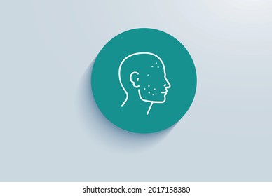 Acne Treatment Icon Vector Design