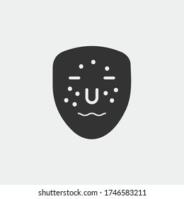 Acne vector icon illustration sign
