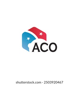 ACO letter logo design on white background. Creative  modern ACO letter logo design. Vector design.
Letters ACO, ACO logo  vector template.