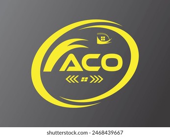 ACO letter logo Design. ACO Simple and modern monogram logo. ACO Abstract Alphabet vector Design.