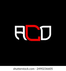 ACO logo design, ACO simple and modern logo. ACO luxurious alphabet design  