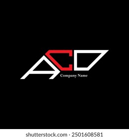 ACO logo design, ACO simple and modern logo. ACO luxurious alphabet design  