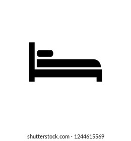 Acomodation Icon Vector Signage and Symbol Template.