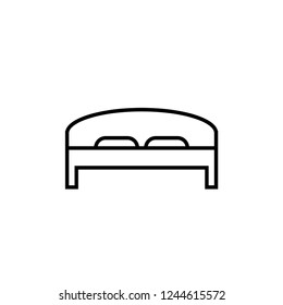 Acomodation Icon Vector Signage and Symbol Template.