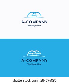 A-Company flat traditional logo