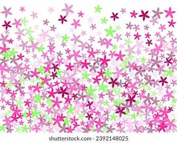 Aconite rustic flowers vector design. Gentle field blossom elements isolated. Hinamatsuri Girl's Day backdrop. Flat flowers Aconite stylized bloom. Spring daisies.