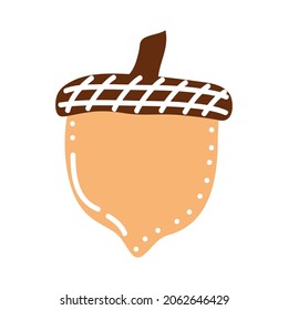 acorn autumn seed seasonal icon