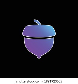 Icono de vector de gradiente azul de maíz
