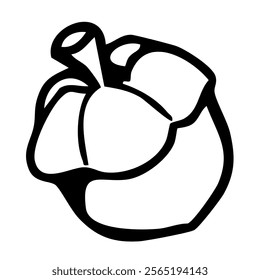 Acorn Cursor Handrawn Icon Design