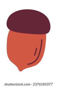 Acorn Fetus Icon Vector Illustration