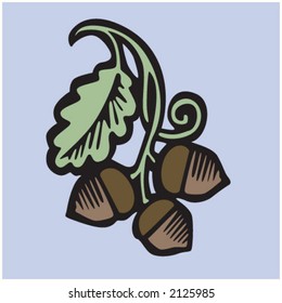 acorn flourish