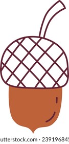 Ilustración del vector de doodle de maíz