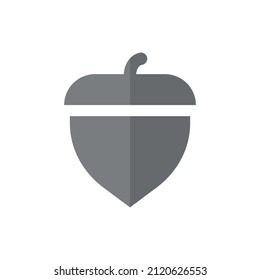 Icono de vector plano gris de maíz