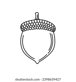 acorn icon design. autumn element sign and symbol.