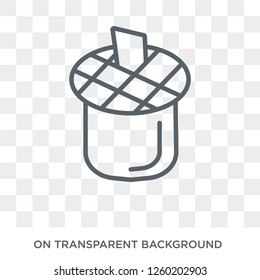Acorn icon. Acorn design concept from Fruit and vegetables collection. Simple element vector illustration on transparent background.