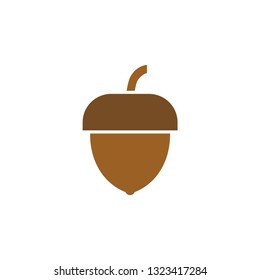 Acorn icon design template vector isolated illustration