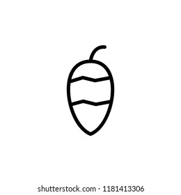 acorn icon. Element of autumn icon for mobile concept and web apps. Thin line acorn icon can be used for web and mobile
