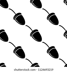 acorn icon. Element of nuts icons for mobile concept and web apps. Pattern repeat seamless acorn icon can be used for web and mobile apps on white background