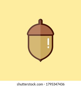 Icono de maíz de diseño plano aislado. Ilustración del vector
