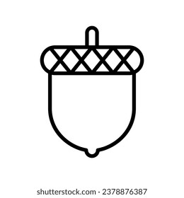 acorn icon logo design vector template illustration