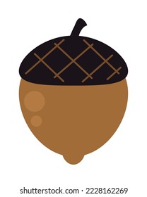 acorn icon on white background