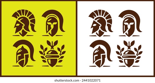 acorn icon set Oak nut Oak seed Oak apple collection Vector illustration