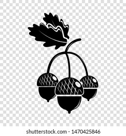 Acorn icon. Simple illustration of acorn vector icon for web