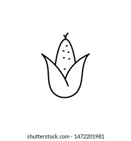 Acorn icon. Simple thin line, outline vector of autumn icons for ui and ux, website or mobile application