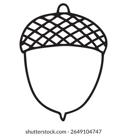 ícone bolota vetor modelo de design em fundo branco